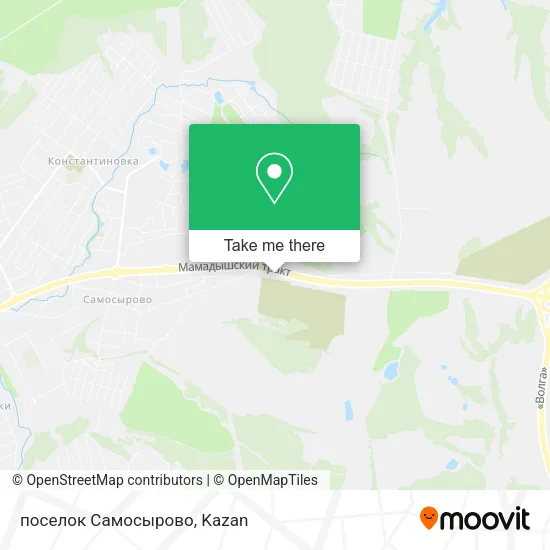 поселок Самосырово map