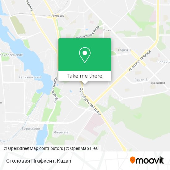 Столовая Пгафксит map