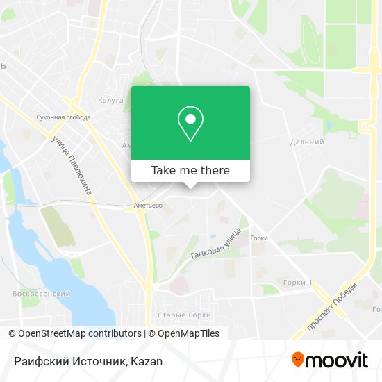 Раифский Источник map