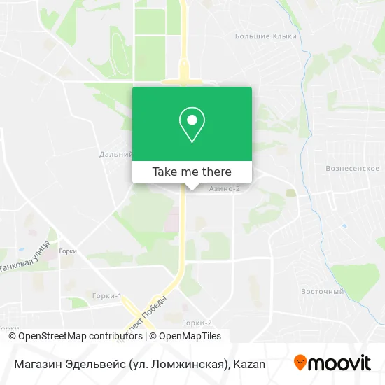 Магазин Эдельвейс (ул. Ломжинская) map