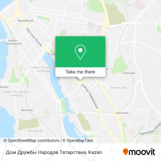 Дом Дружбы Народов Татарстана map