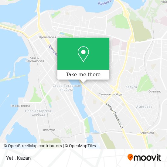 Yeti map