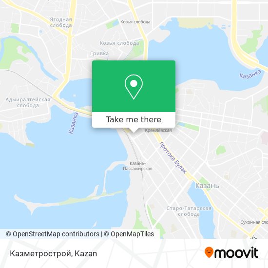 Казметрострой map
