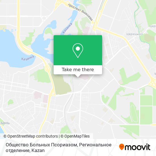 Общество Больных Псориазом, Региональное отделение map