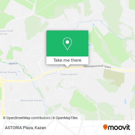 ASTORIA Plaza map