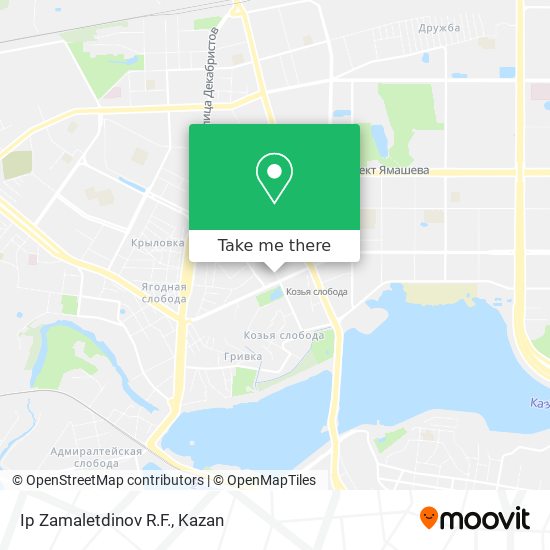 Ip Zamaletdinov R.F. map