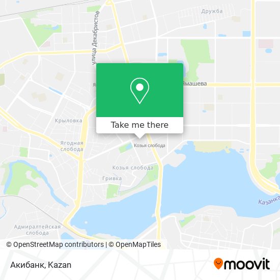 Акибанк map