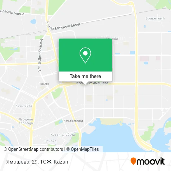 Ямашева, 29, ТСЖ map