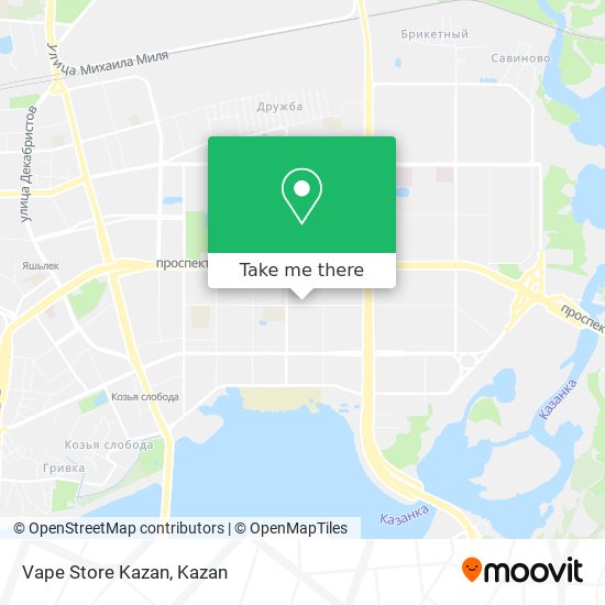 Vape Store Kazan map