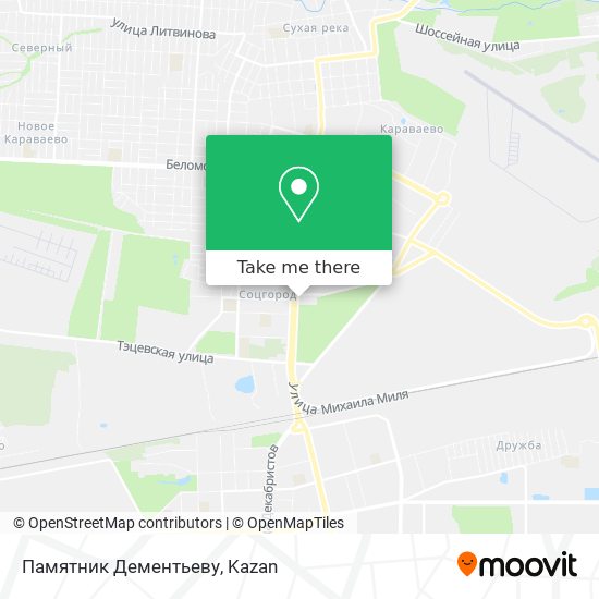 Памятник Дементьеву map