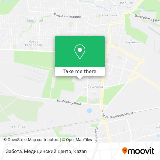 Забота, Медицинский центр map