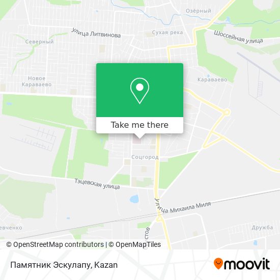 Памятник Эскулапу map