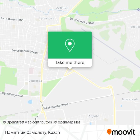 Памятник Самолету map