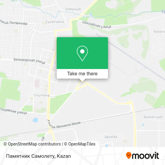Памятник Самолету map