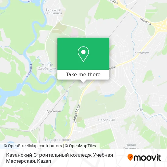 Казанский Строительный колледж Учебная Мастерская map