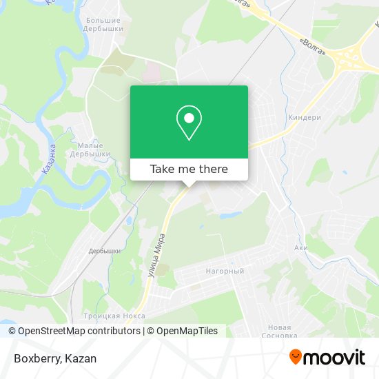 Boxberry map