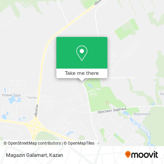 Magazin Galamart map