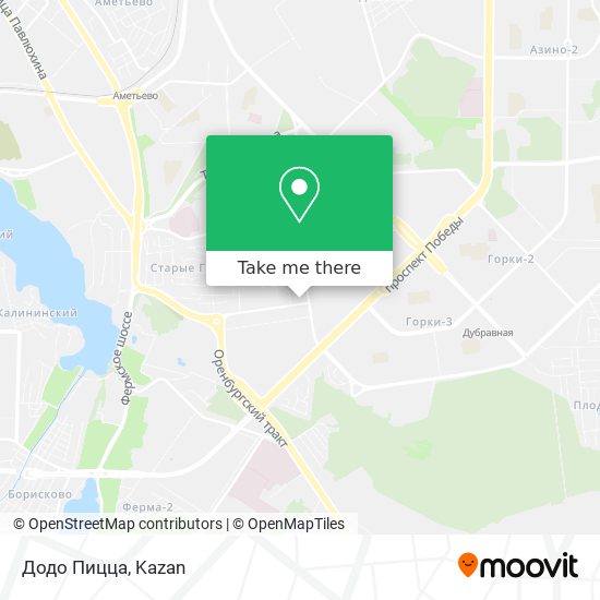 Додо Пицца map