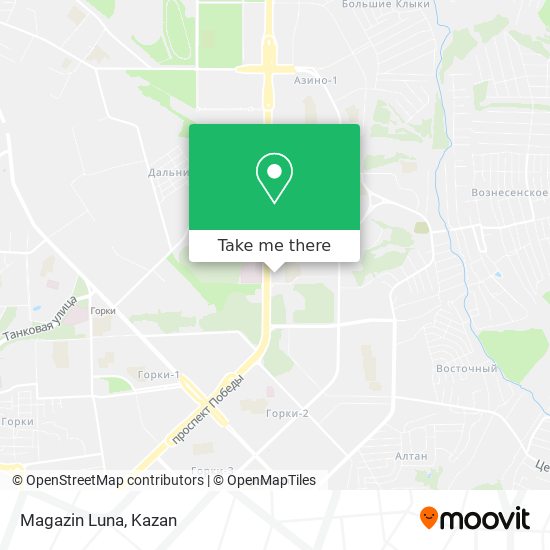 Magazin Luna map