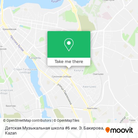 Детская Музыкальная школа #6 им. Э. Бакирова map