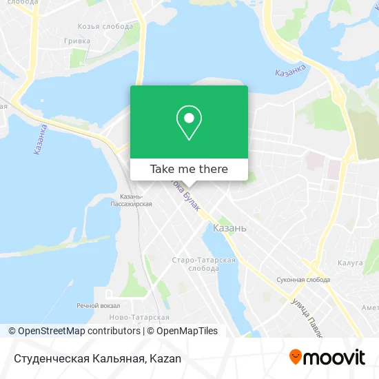 Студенческая Кальяная map