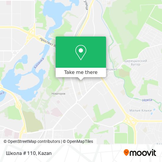 Школа # 110 map