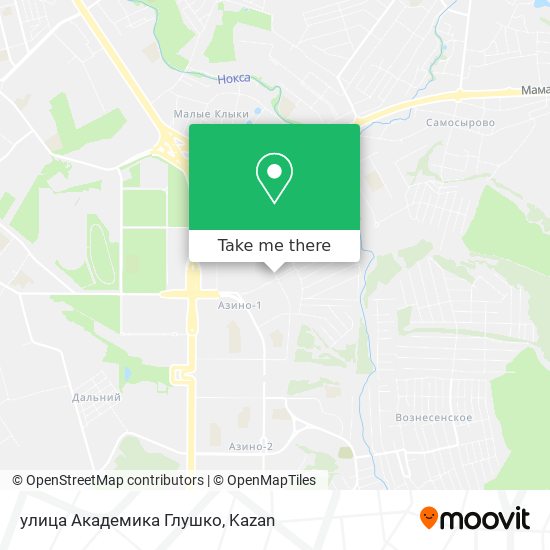 улица Академика Глушко map