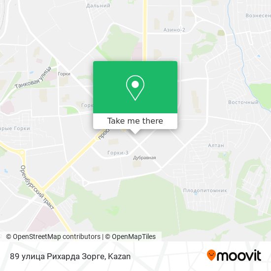 89 улица Рихарда Зорге map