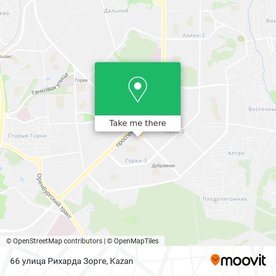 66 улица Рихарда Зорге map