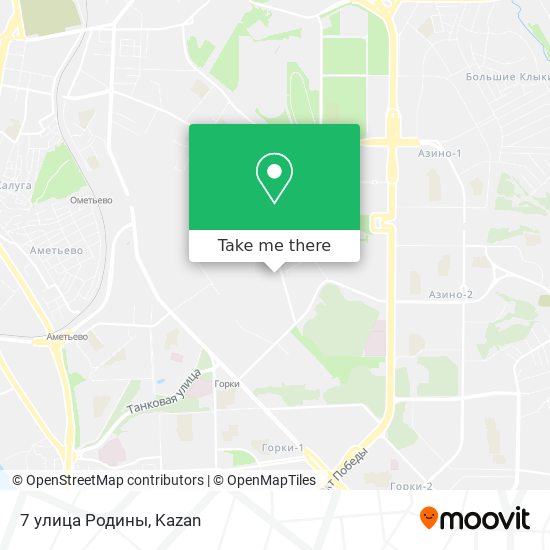 7 улица Родины map