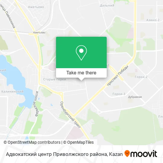 Адвокатский центр Приволжского района map
