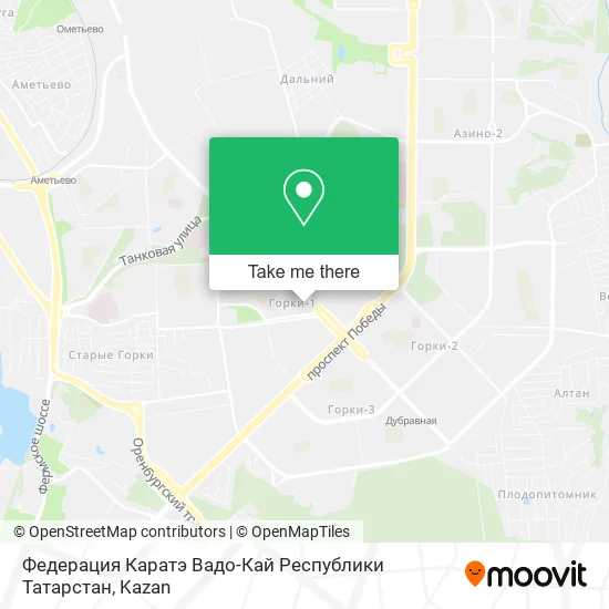 Федерация Каратэ Вадо-Кай Республики Татарстан map