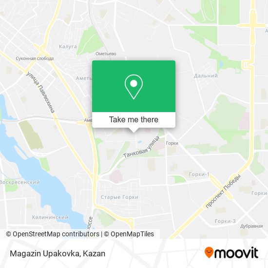 Magazin Upakovka map
