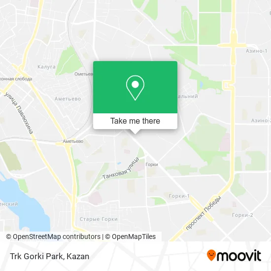 Trk Gorki Park map