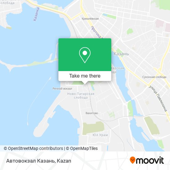Автовокзал Казань map