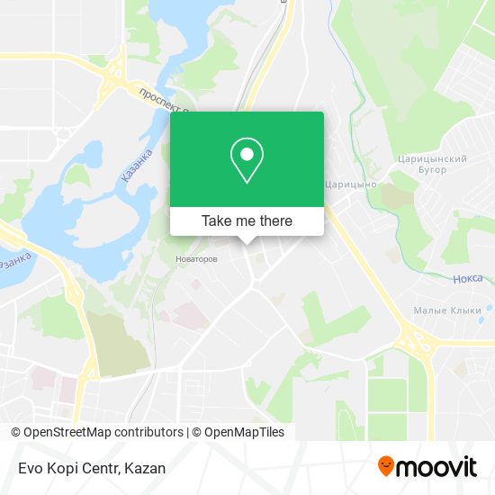Evo Kopi Centr map