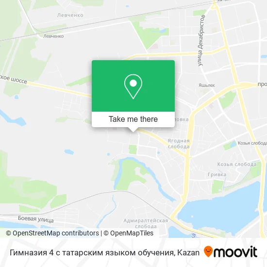 Гимназия 4 с татарским языком обучения map