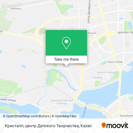 Кристалл, центр Детского Творчества map