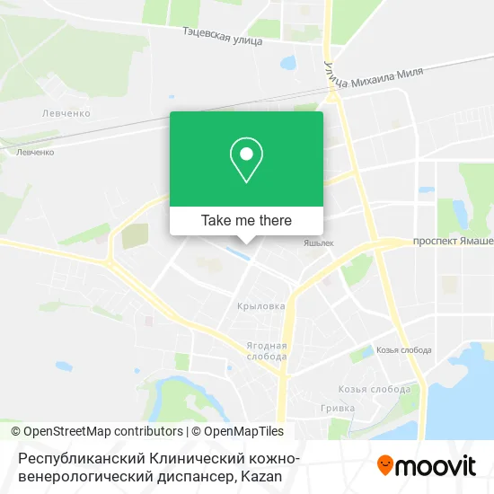 Республиканский Клинический кожно-венерологический диспансер map