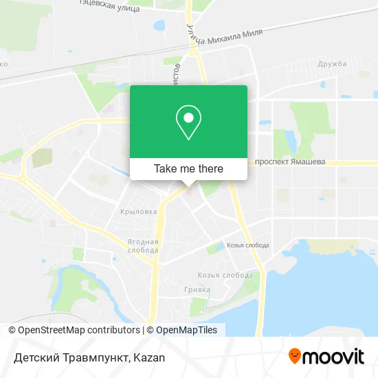 Детский Травмпункт map