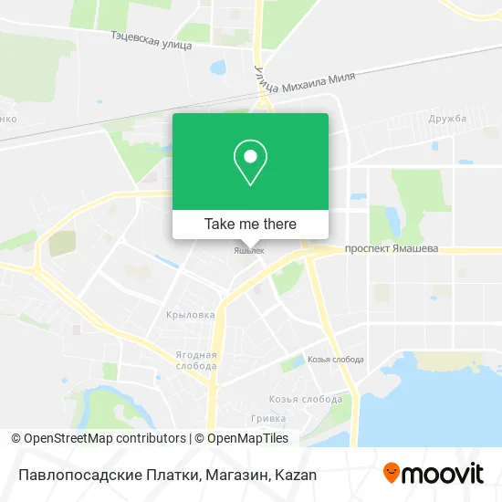 Павлопосадские Платки, Магазин map