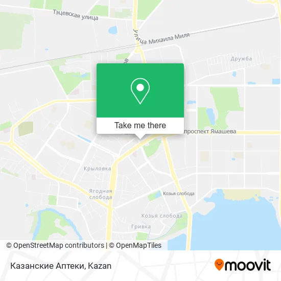 Казанские Аптеки map