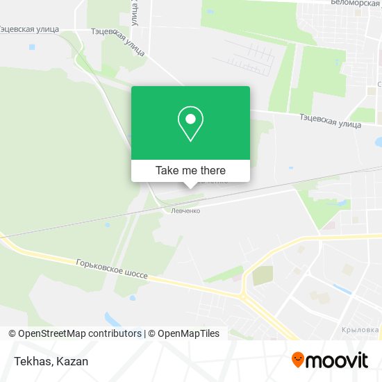 Tekhas map