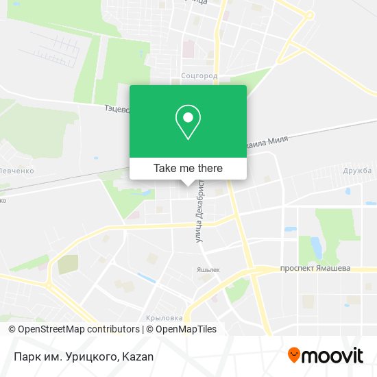 Парк им. Урицкого map