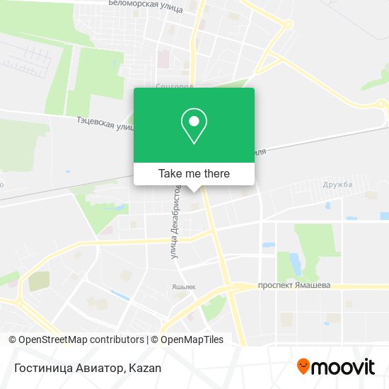 Гостиница Авиатор map