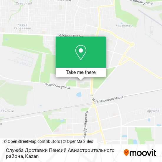 Служба Доставки Пенсий Авиастроительного района map