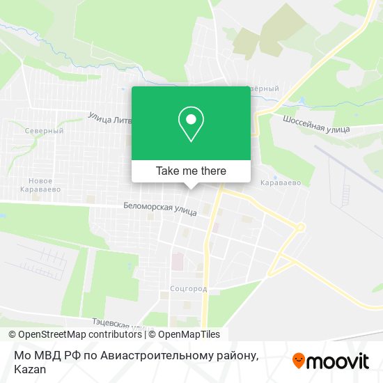 Мо МВД РФ по Авиастроительному району map