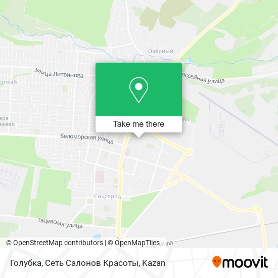 Голубка, Сеть Салонов Красоты map