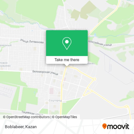 Boblabeer map