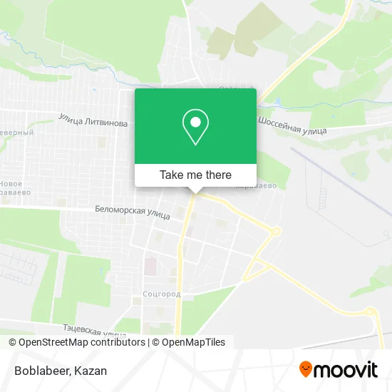 Boblabeer map